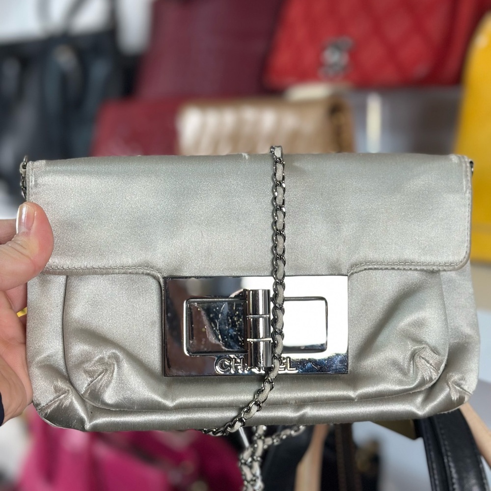 Chanel Satin Chain Crossbody